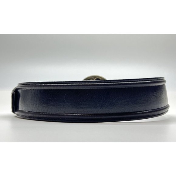 Per Se Brown Leather Belt Brass Buckle 516395 "XS" Vintage 90's - Picture 9 of 14